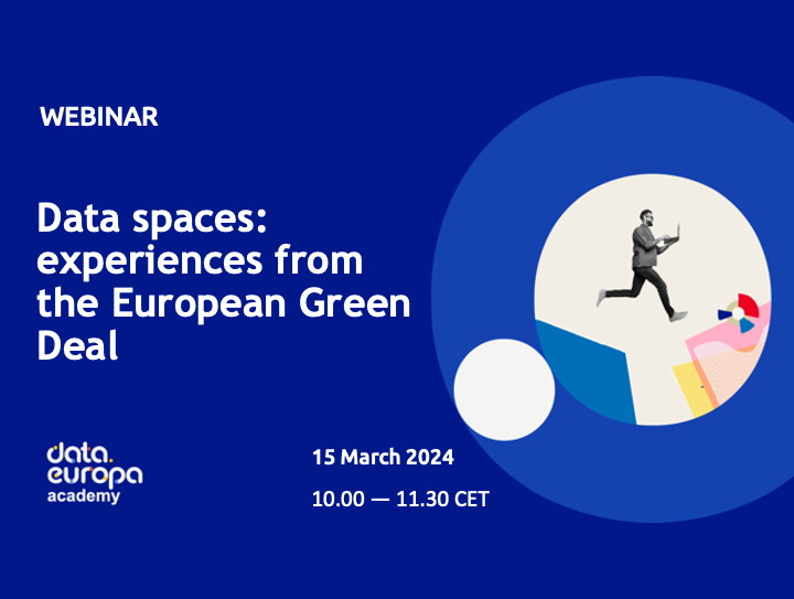 Data spaces: Experiences from the European Green Deal