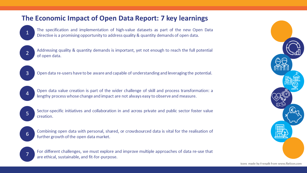The Economic Impact of Open Data Report: 7 key learnings